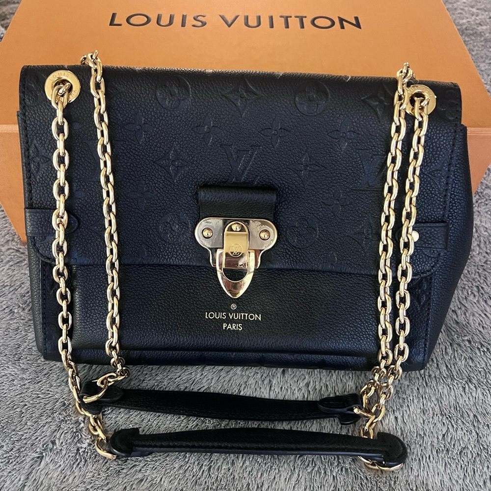 Louis Vuitton Vavin Handbag Monogram Empreinte Leather PM